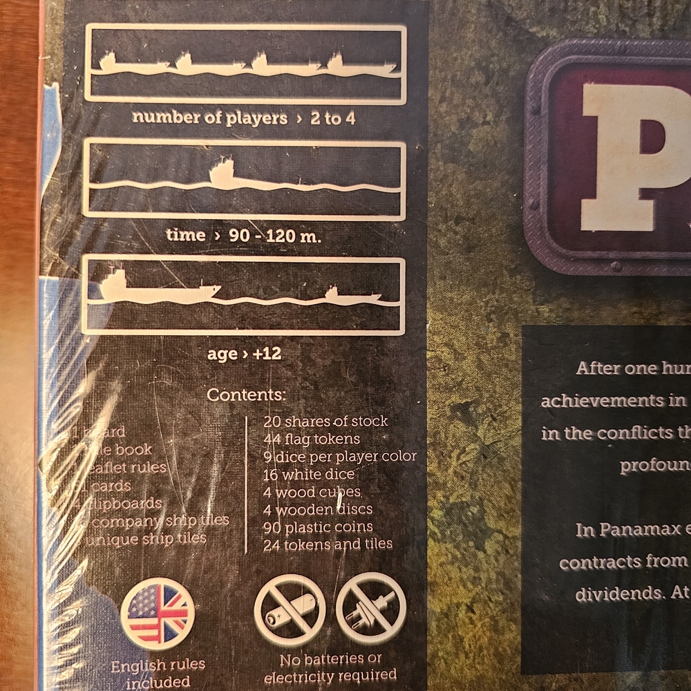 Panamax Boardgame Sleeved  (Stronghold Games) New - Picture 5 of 5
